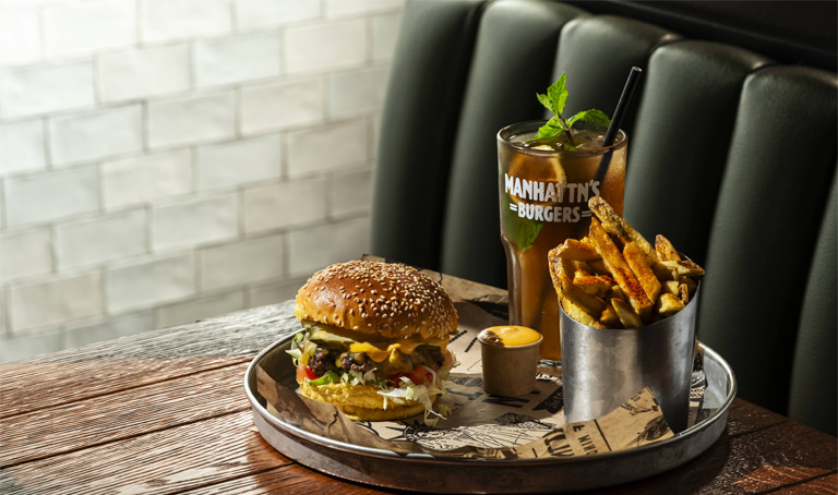 Manhattn's burger